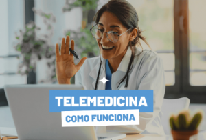 imagem para ilustrar capa de blog sobre como funciona a telemedicina